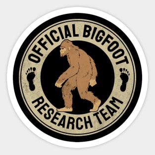 Official Bigfoot Research Team Sticker